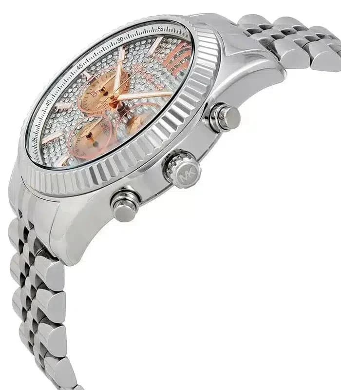Montre Homme Michael Kors MK8515 Lexington Chronographe Acier Argent vue 2