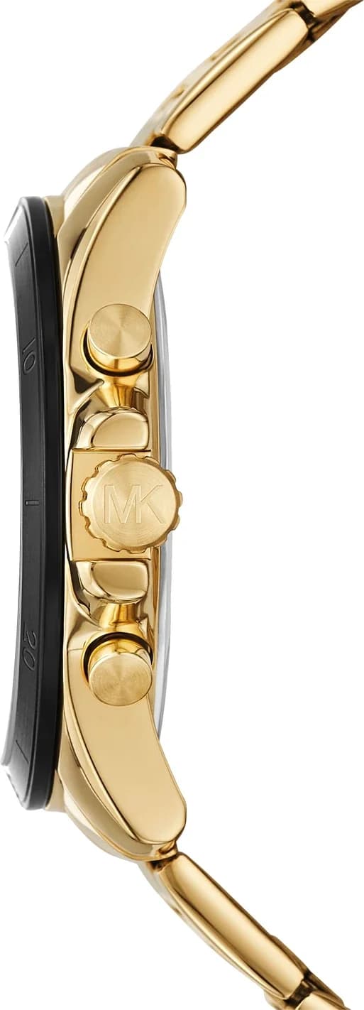 Zoom sur le cadran noir du Michael Kors MK9184