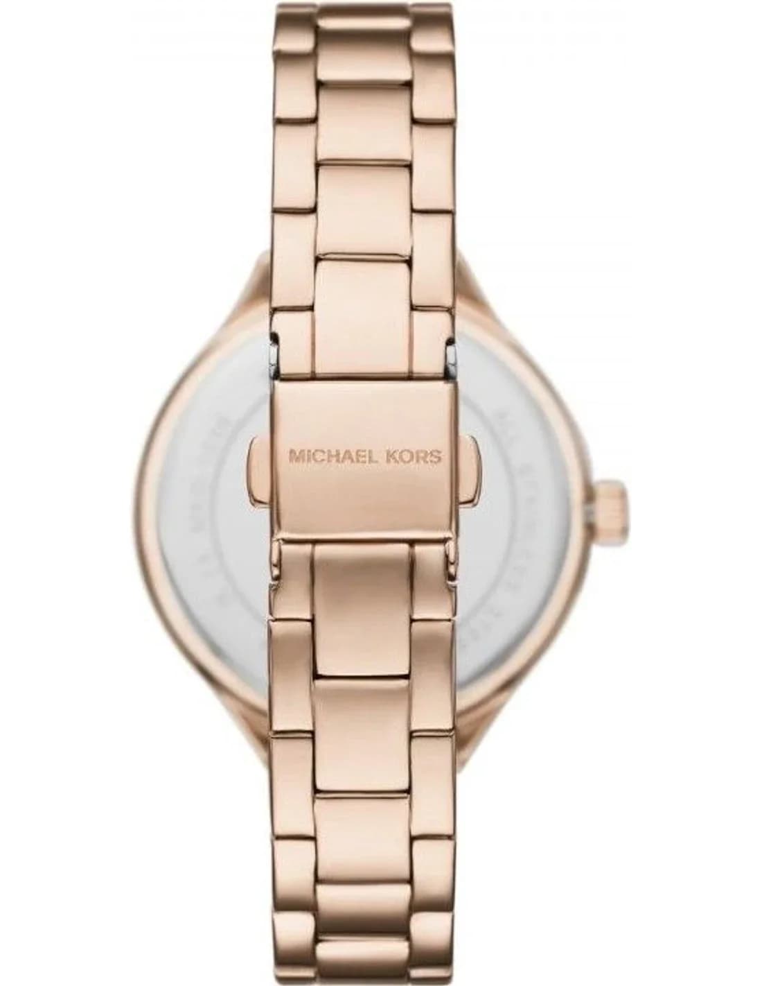 Montre Michael Kors Aspyn MKO1057 femme or rose, acier inoxydable 38mm, quartz 5 ATM vue 3