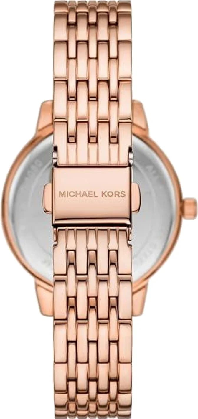 Montre Michael Kors MKO1081 femme détail cadran or rose