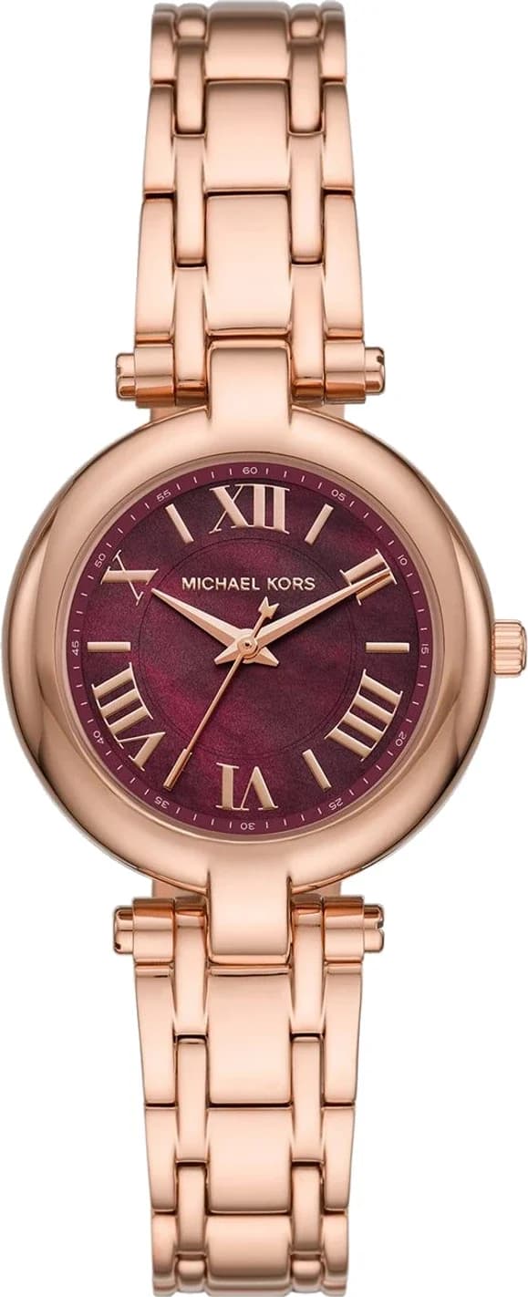 Montre Michael Kors MKO1084 femme cadran violet bracelet acier