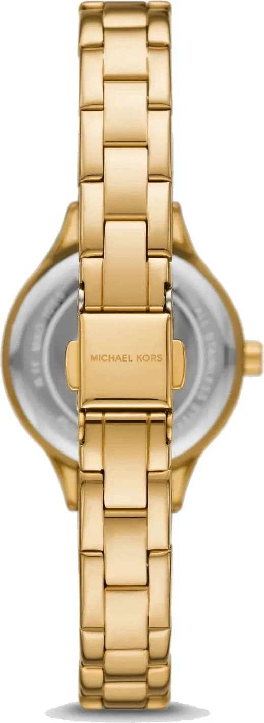 Montre Michael Kors MKO1086 femme détail cadran or