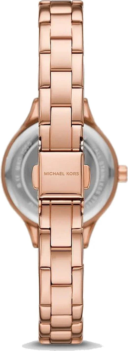 Montre Michael Kors MKO1087 femme détail cadran or rose