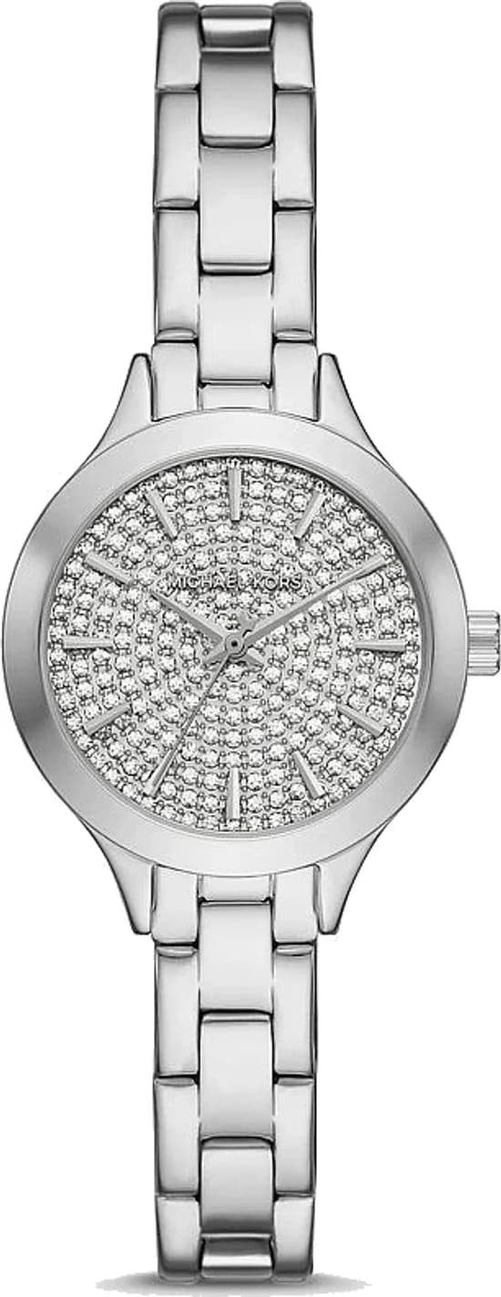 Montre Michael Kors MKO1088 femme cadran argent bracelet acier