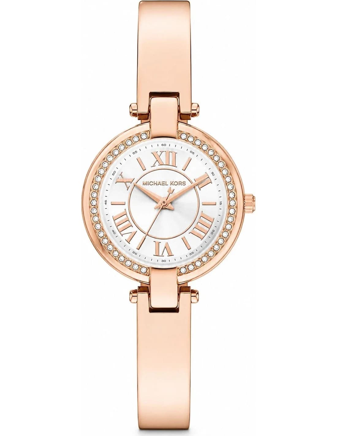 Montre Michael Kors Mini Laney MKO1111 femme or rose, acier inoxydable 30mm, quartz 5 ATM
