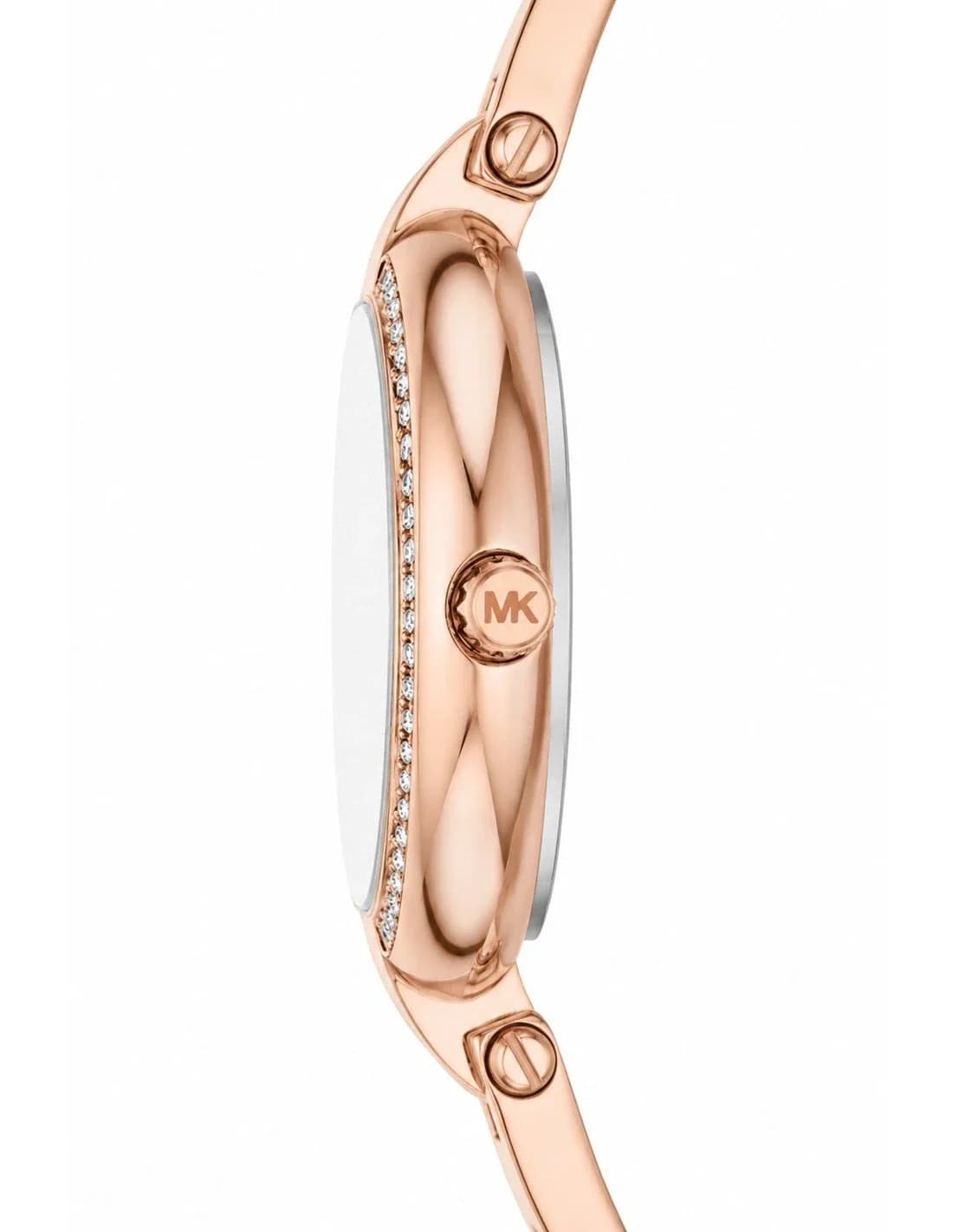 Montre Michael Kors Mini Laney MKO1111 femme or rose, acier inoxydable 30mm, quartz 5 ATM vue 2