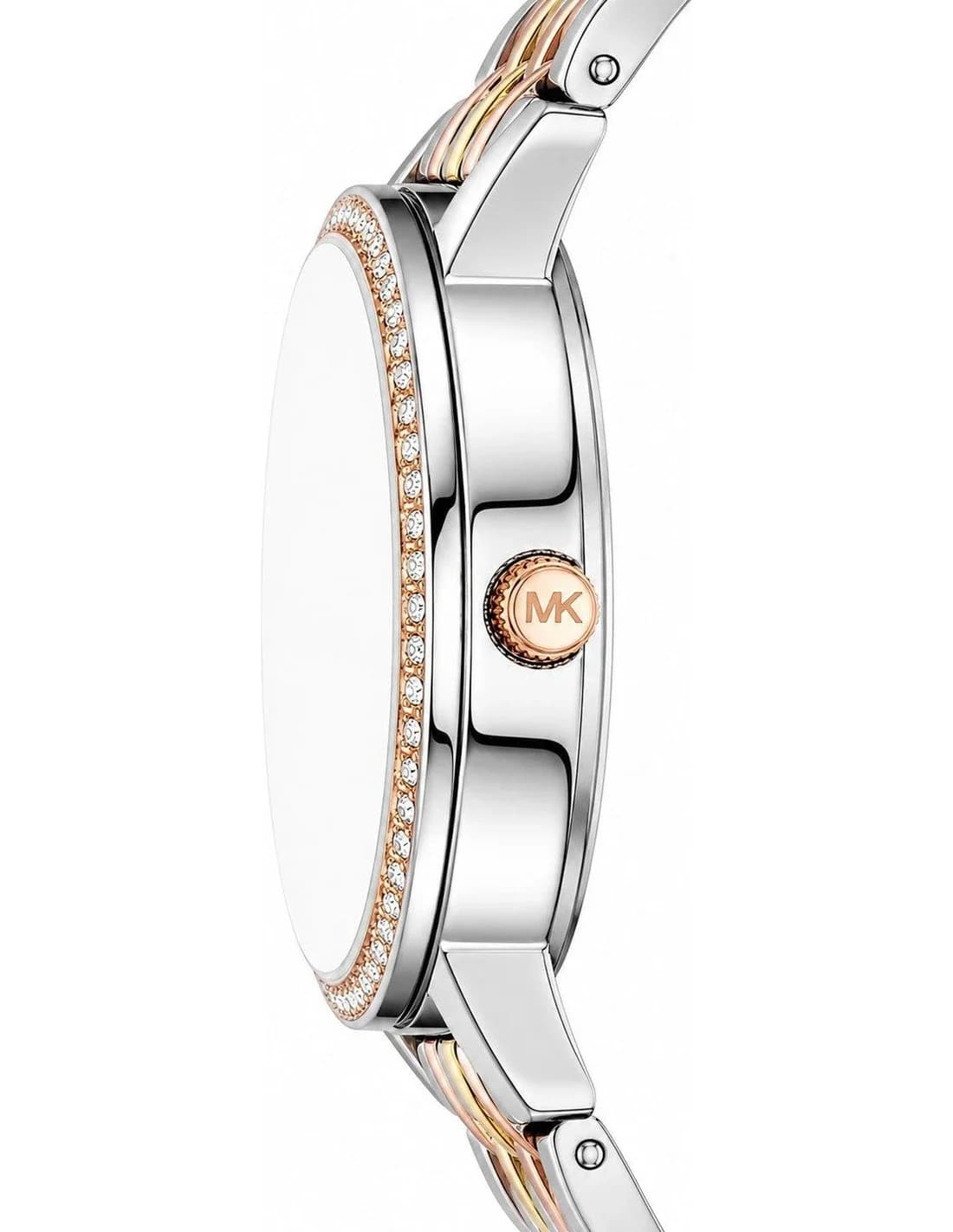 Montre Michael Kors Melissa MKO1117 femme bicolore, acier inoxydable 35mm, quartz 5 ATM vue 2