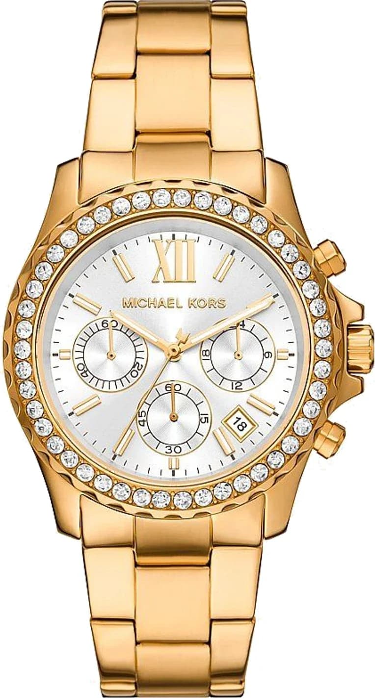 Montre Michael Kors MKO1130 femme cadran argent bracelet acier