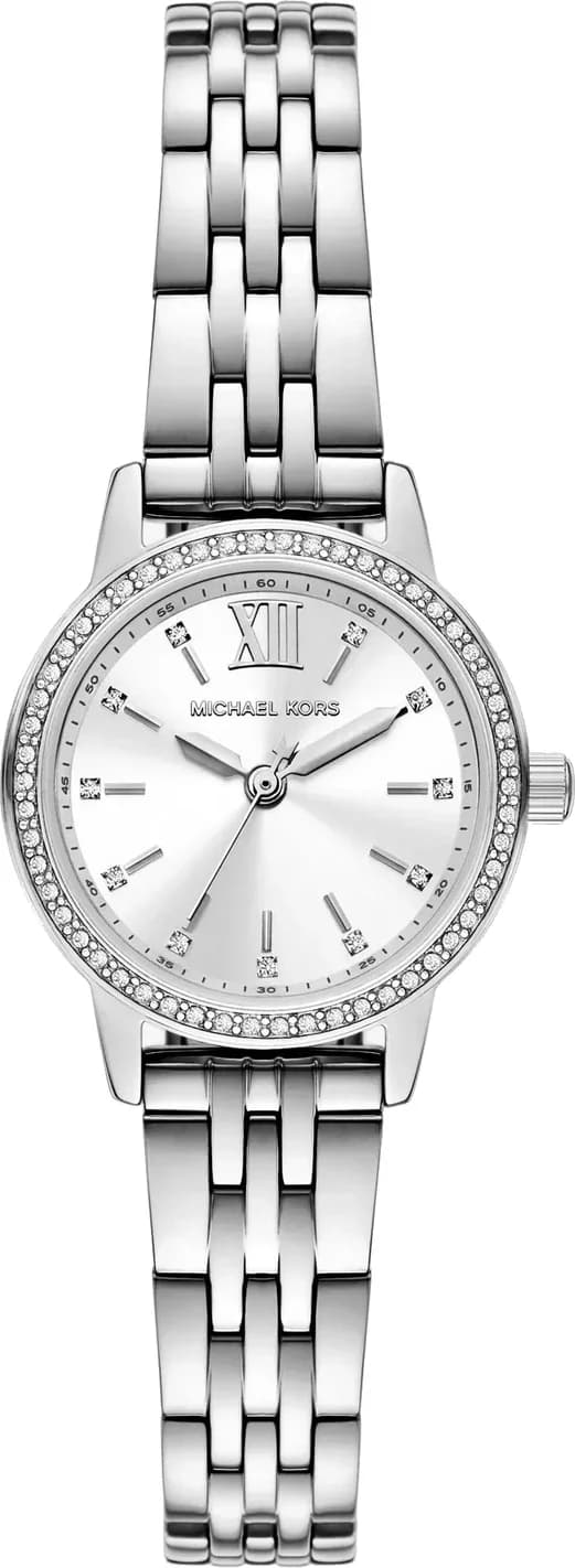 Montre Michael Kors MKO1171 femme cadran argent bracelet acier