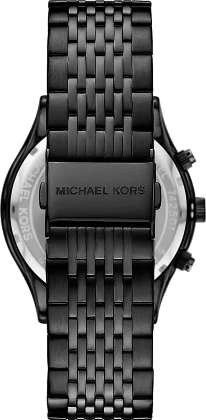 Montre Michael Kors MKO1211 femme détail cadran noir