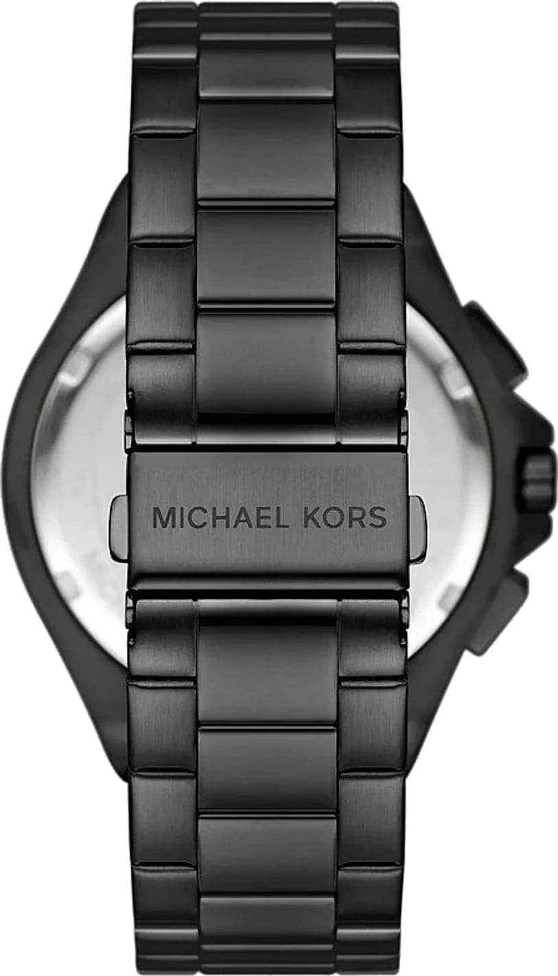 Montre Michael Kors MKO1234 homme détail cadran noir