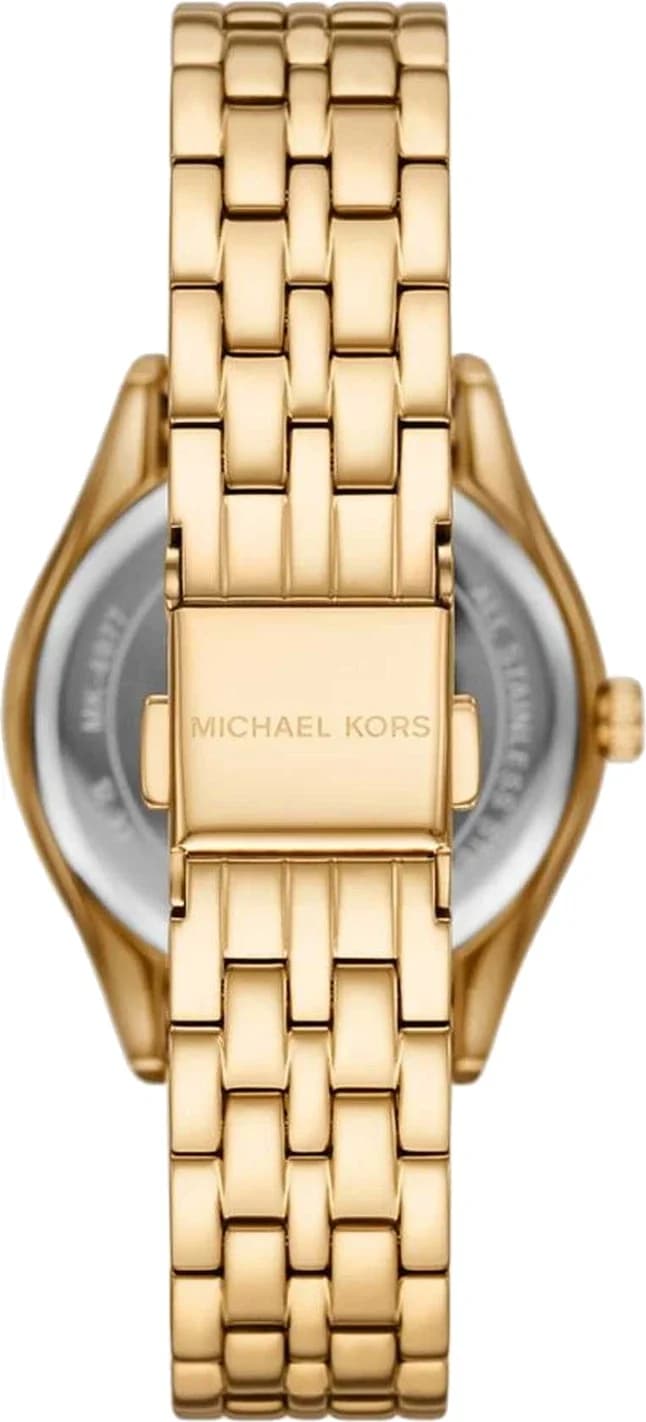 Zoom sur le cadran or du Michael Kors MKO9017