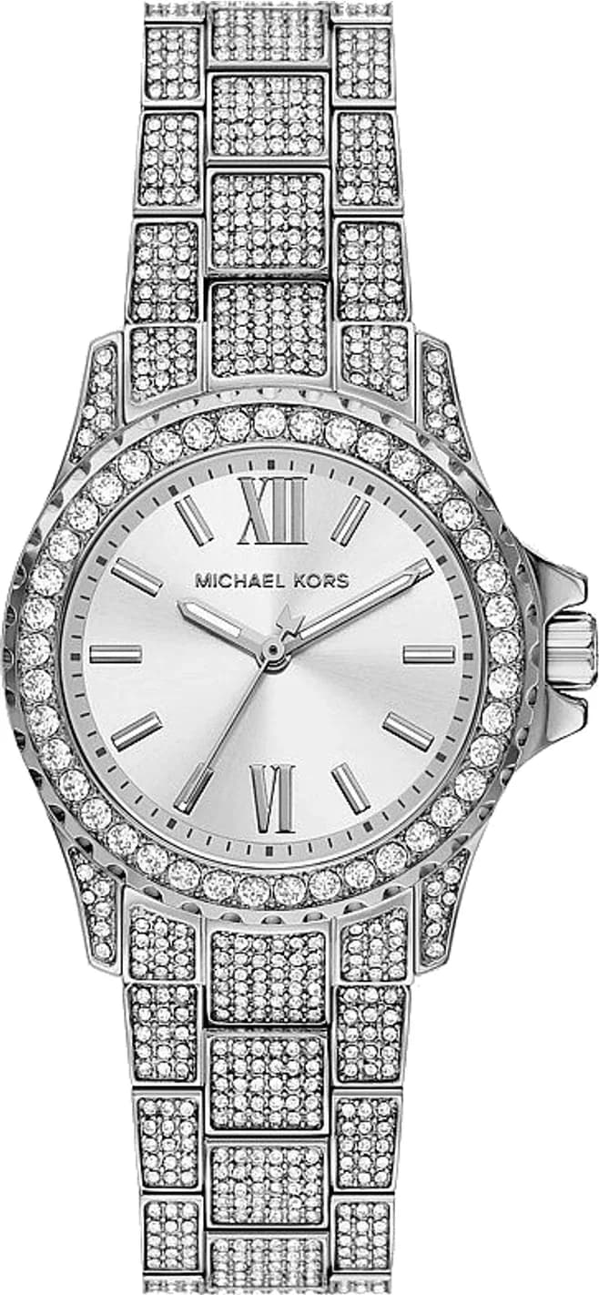 Montre Michael Kors MKO1198 femme cadran argent bracelet acier