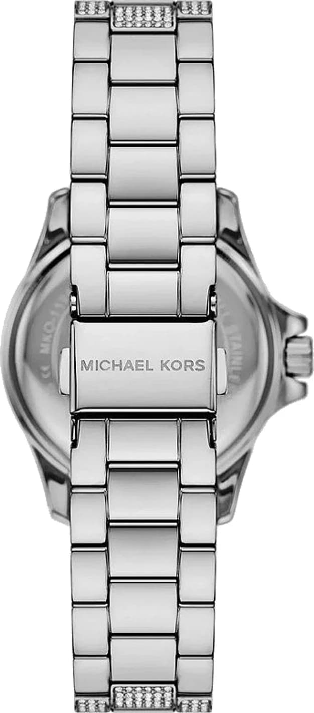 Montre Michael Kors MKO1198 femme détail cadran argent