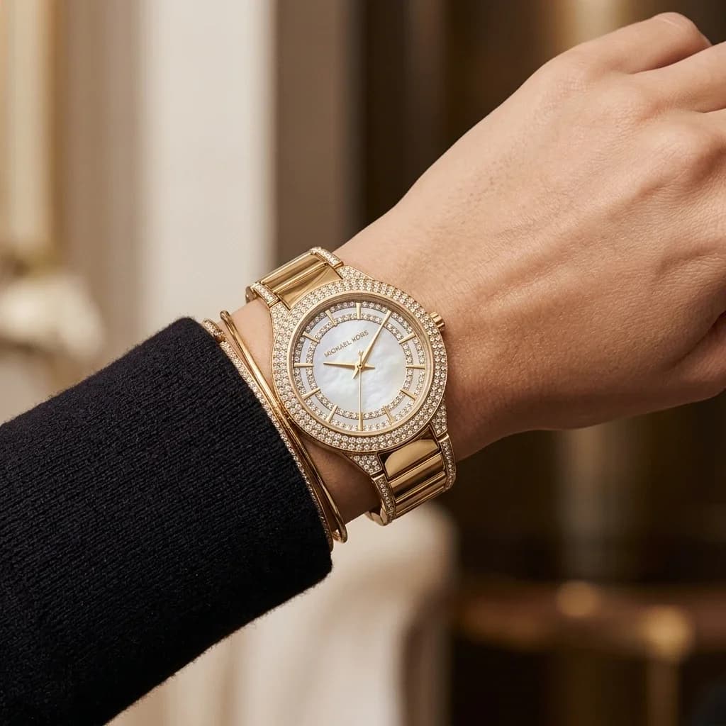 Fond du boîtier du garde-temps Michael Kors MK4655