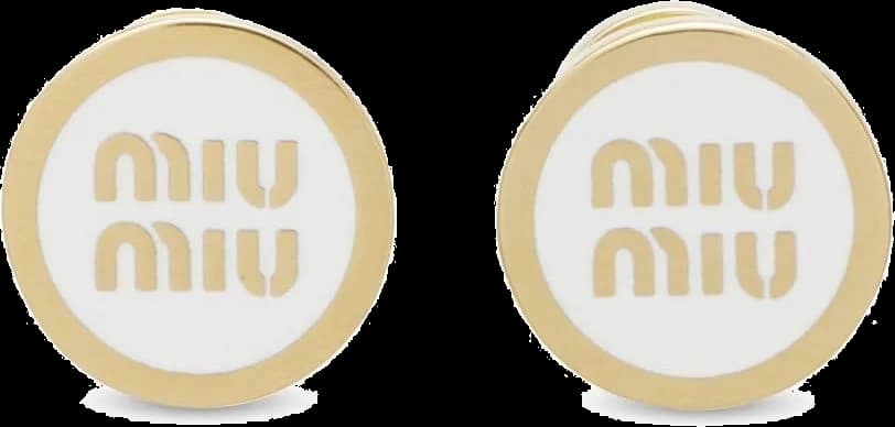 Boucles d'oreilles Miu Miu 5JO9122F6T-WHITE en acier blanc pour femme