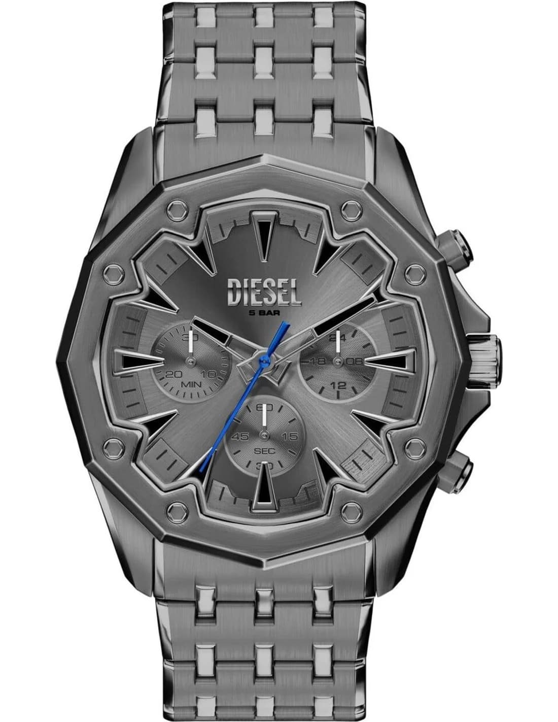 Montre Diesel DZ4708 homme cadran gris bracelet acier