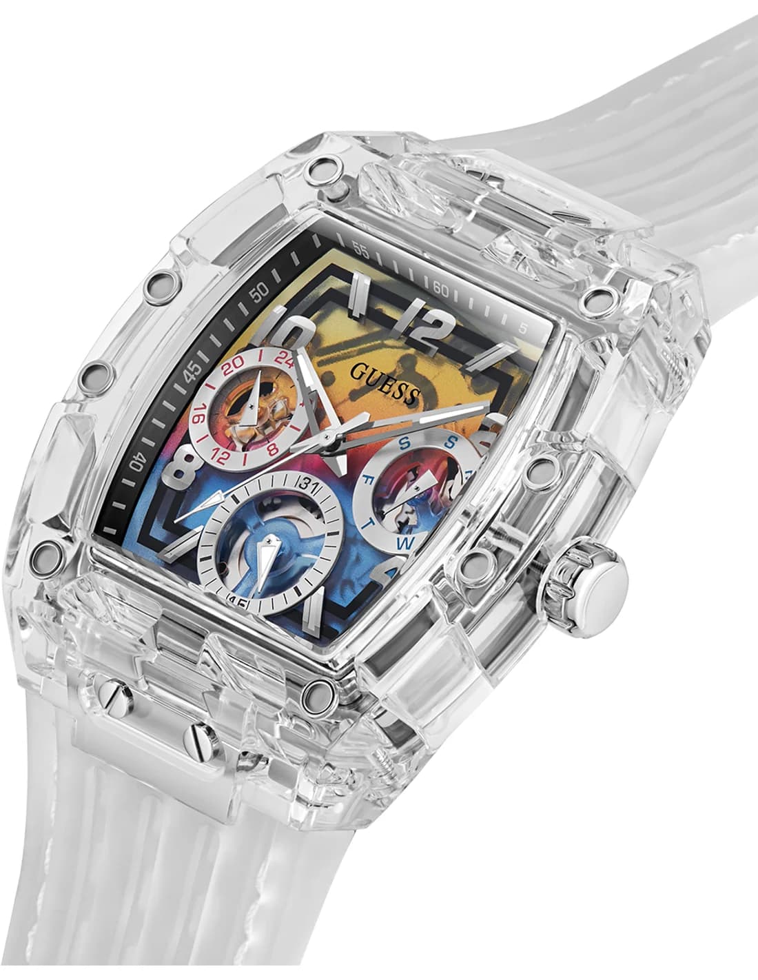 Montre Guess GW0499G3 homme vue de profil