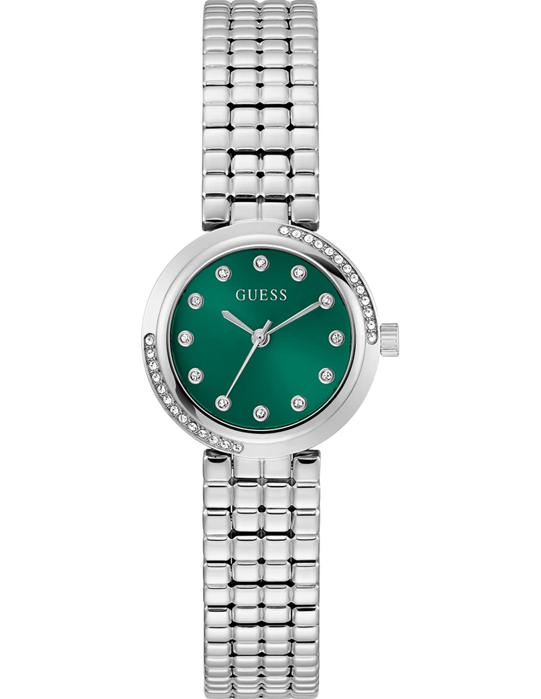 Montre Guess GW0930L1 femme cadran vert bracelet acier