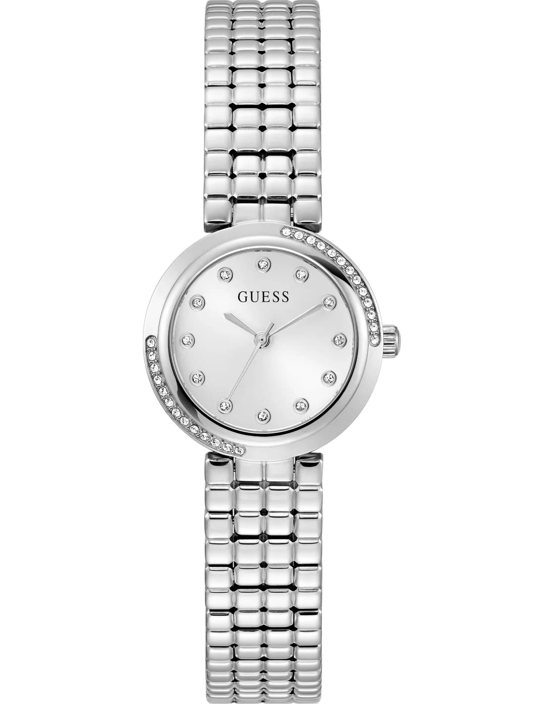 Montre Guess GW0930L5 femme cadran argent bracelet acier