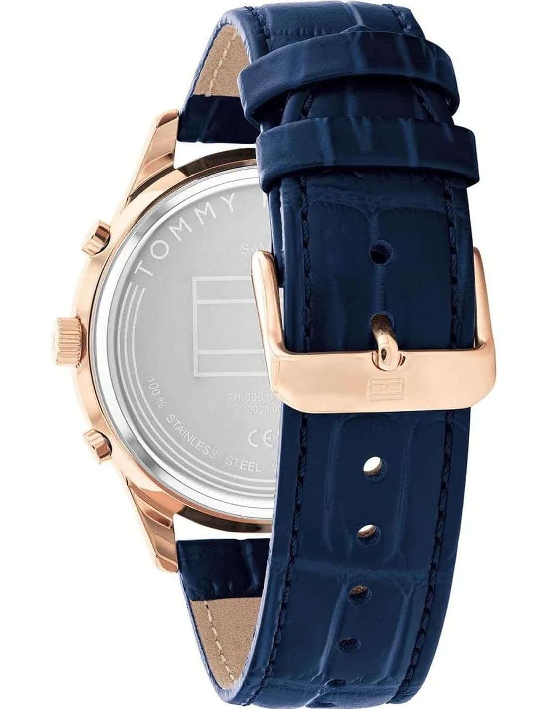 Montre Tommy Hilfiger 1710503 homme détail cadran bleu