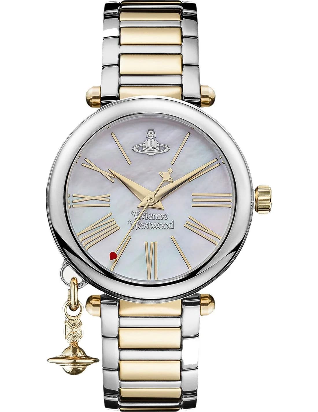 Montre Vivienne Westwood VV006MOPSG femme cadran nacre bracelet acier