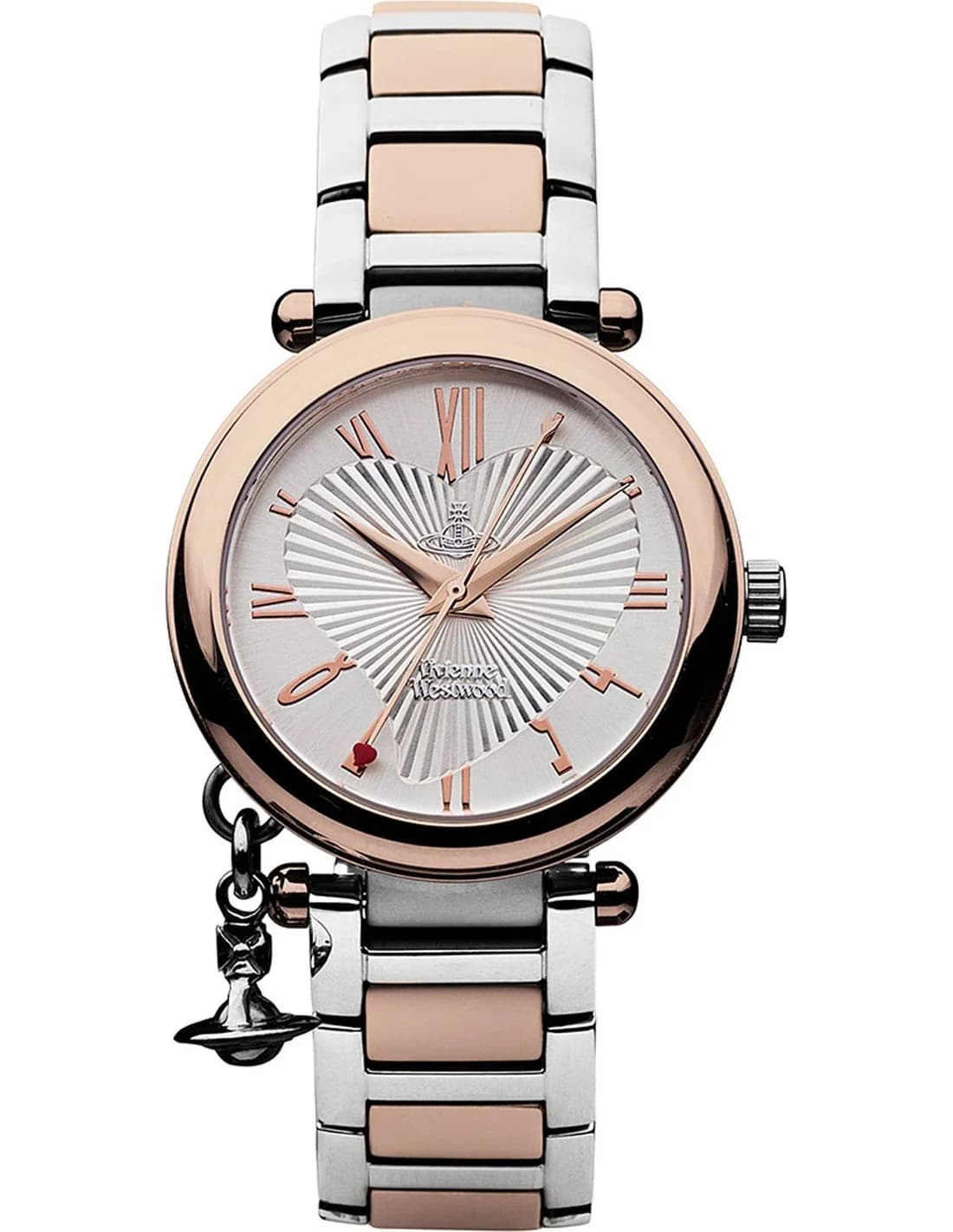 Montre Vivienne Westwood VV006RSSL femme cadran argent bracelet acier