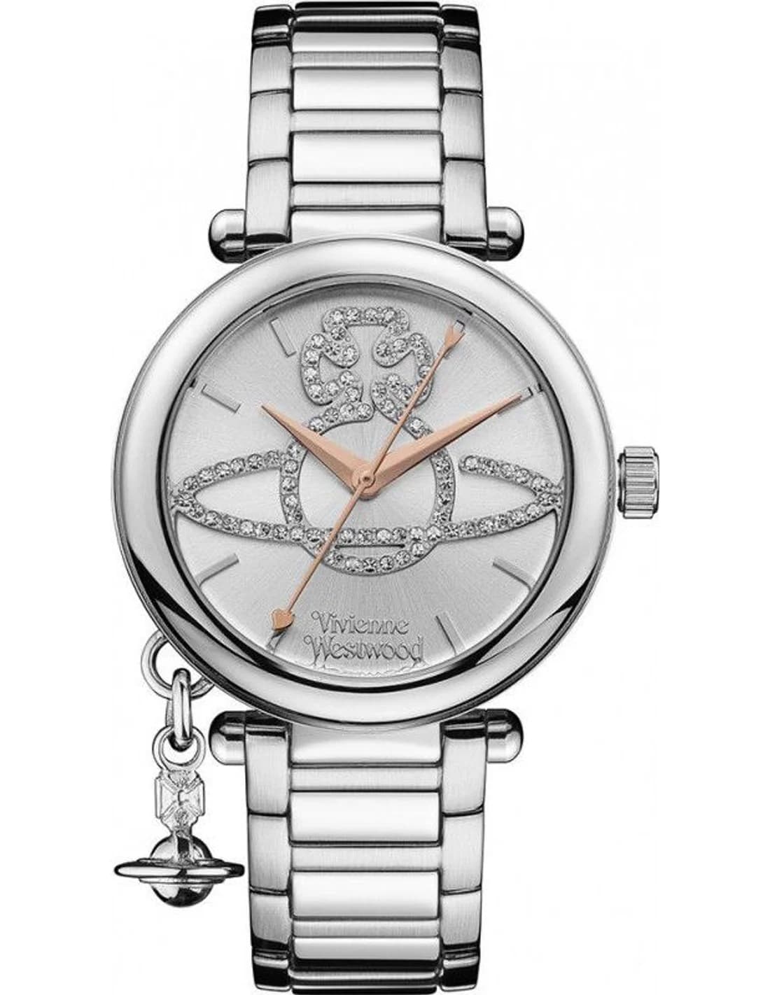 Montre Vivienne Westwood VV006SLSL femme cadran argent bracelet acier