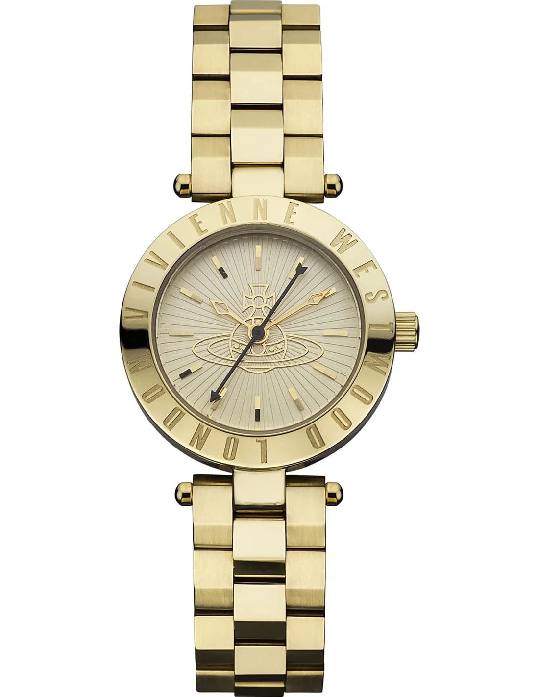 Montre Vivienne Westwood VV092GD femme cadran doré bracelet acier