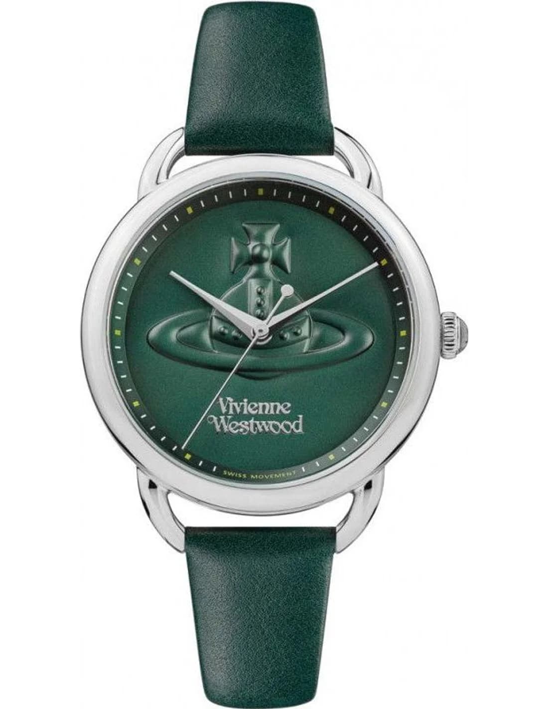 Montre Vivienne Westwood VV163SLGR femme cadran vert bracelet cuir