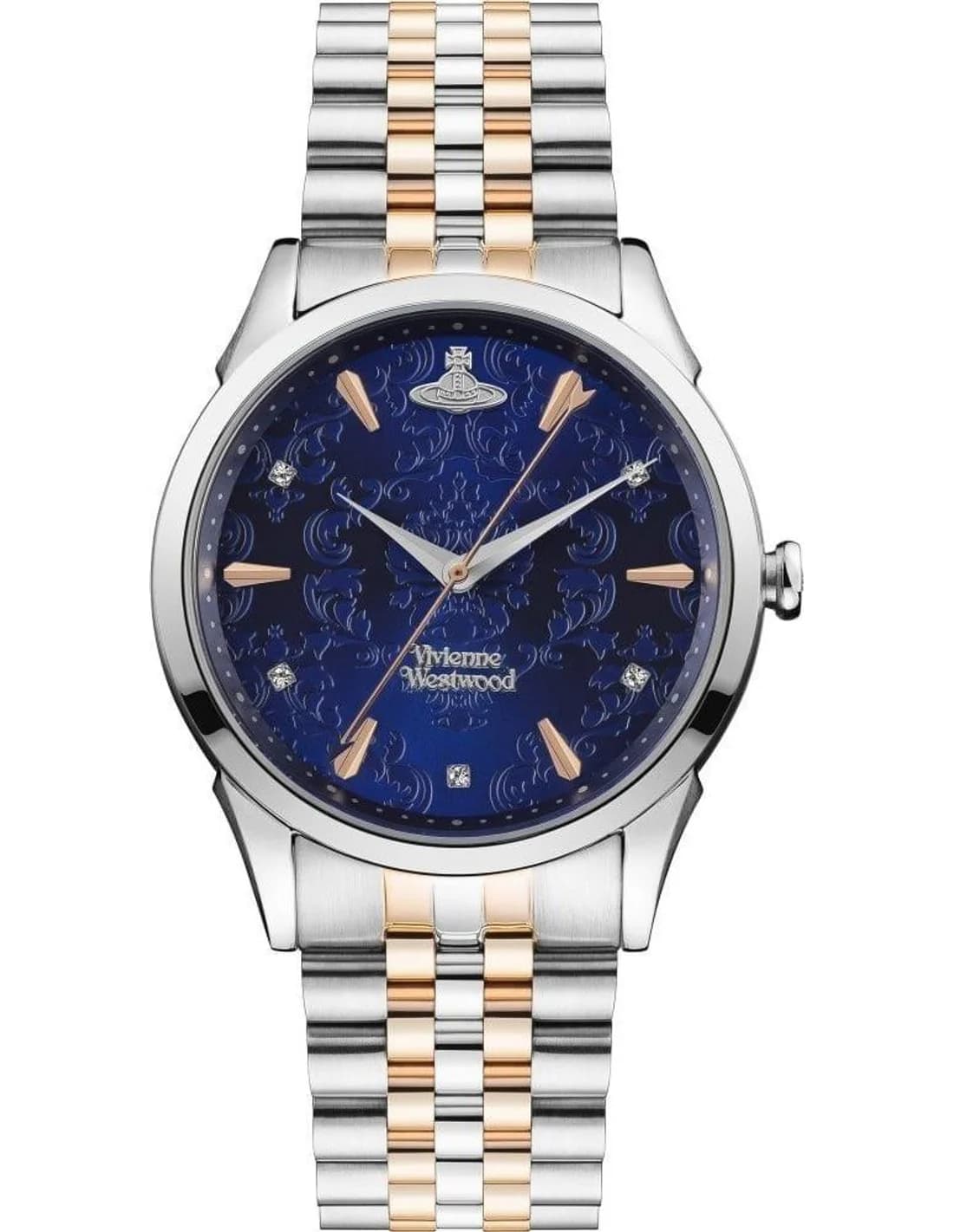 Montre Vivienne Westwood VV208DBLSR femme cadran bleu bracelet acier
