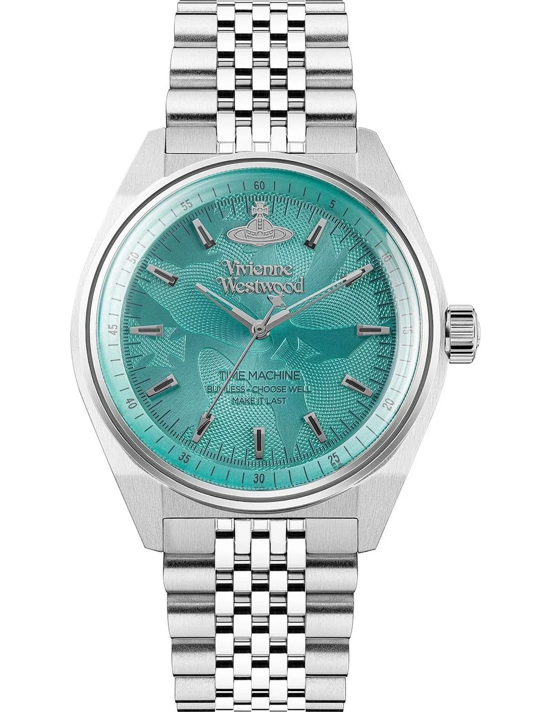 Montre Vivienne Westwood VV251TQSL femme cadran bleu bracelet acier