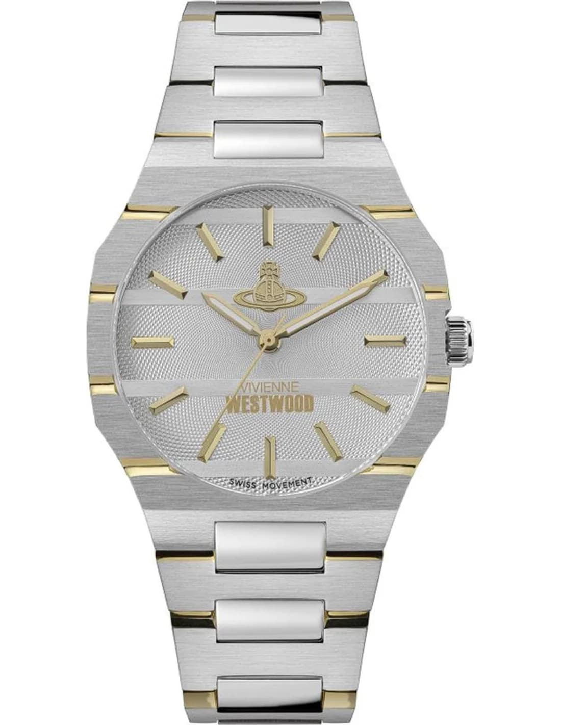 Montre Vivienne Westwood VV294LCGSG unisexe cadran blanc bracelet acier