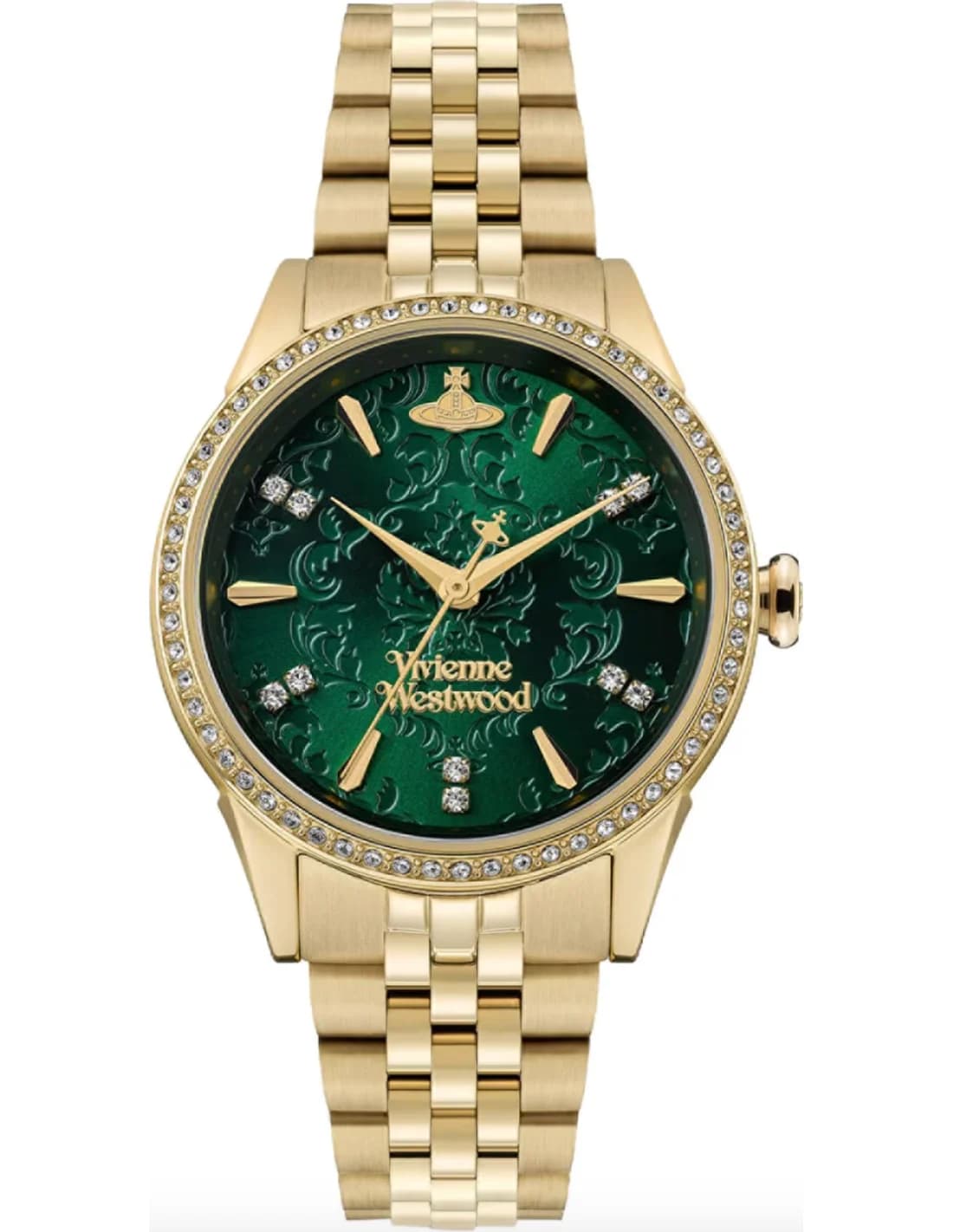 Montre Vivienne Westwood VV327GRGD femme cadran vert bracelet acier