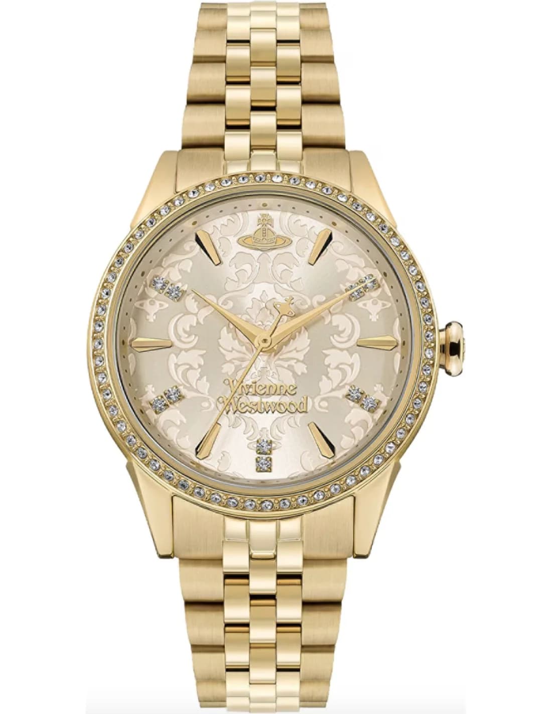 Montre Vivienne Westwood VV327LCPGD femme cadran or bracelet acier