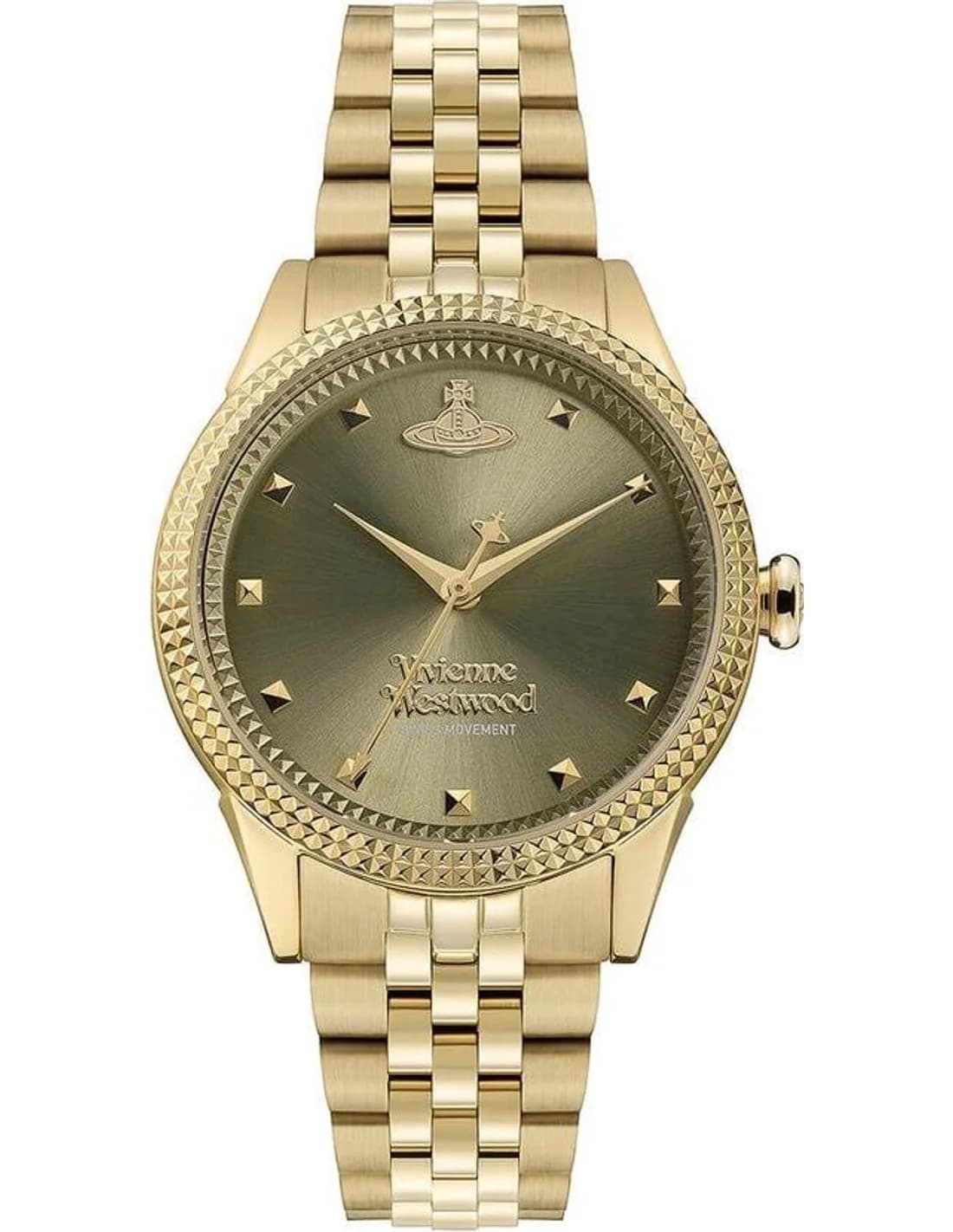 Montre Vivienne Westwood VV328GRGD femme cadran vert bracelet acier