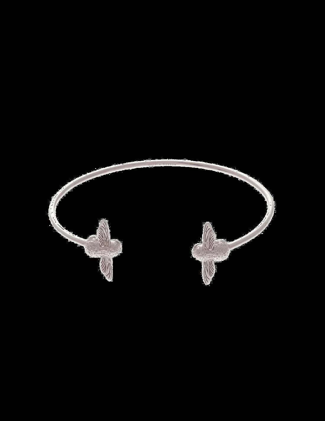 Bracelet Olivia Burton Abeille 3D argenté pour femme - Réf. OBJ16AMB03