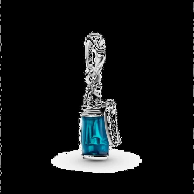 Pandora Charm Pendant Argent 925 Bleu Disney Alice au Pays des Merveilles Bois-Moi Réf. 799334C01
