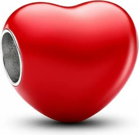Charm Pandora Cœur Rouge avec Message Caché 793087C01 - Argent 925 - Pour Femme