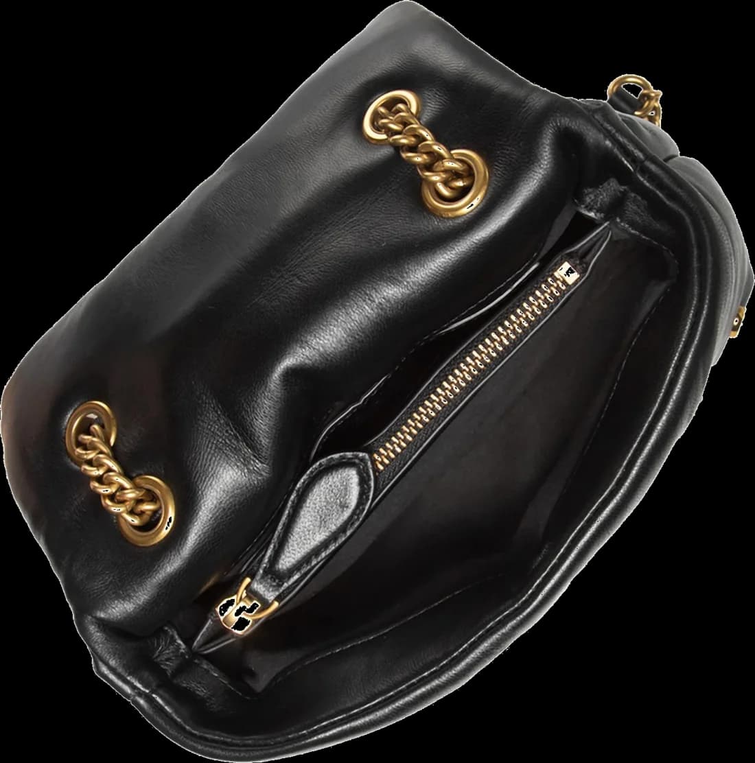 Sac à main Pinko Love Mini Puff Summer Pins en cuir noir - Réf. 107021-BLACK vue 2