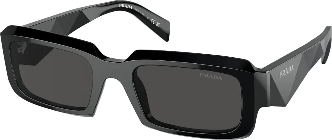 Lunettes de soleil Prada PR 27ZS Noir Unisexe - Réf. PR 27ZS-16K08Z