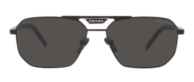 Montre Prada PR 58YS 1AB5S0 homme vue de profil