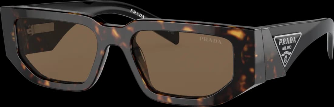 Lunettes de soleil Prada PR 09ZS 2AU06B écaille brun foncé pour femme