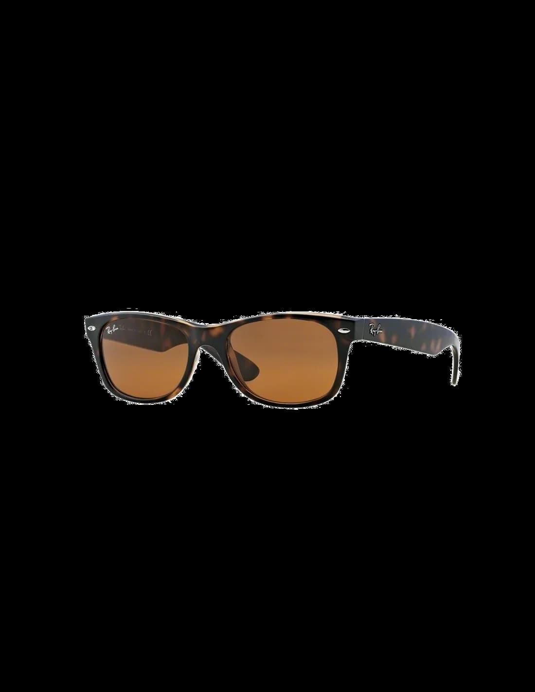 Lunettes de soleil Ray-Ban New Wayfarer RB2132 710 - Monture écaille havana unisexe