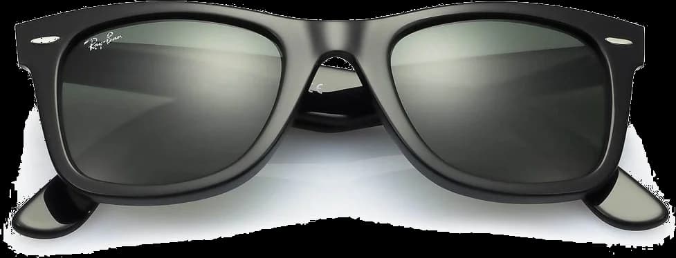 Lunettes de soleil Ray-Ban Wayfarer RB2140 901 - Monture noire unisexe