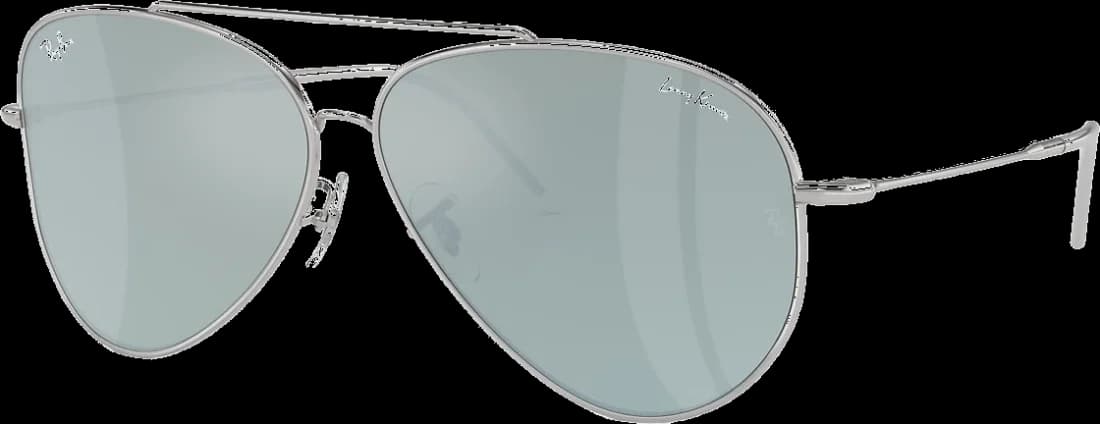 Lunettes de soleil Ray-Ban Reverse Aviator argent RBR0101S 003/30 - Modèle Unisexe Lenny Kravitz