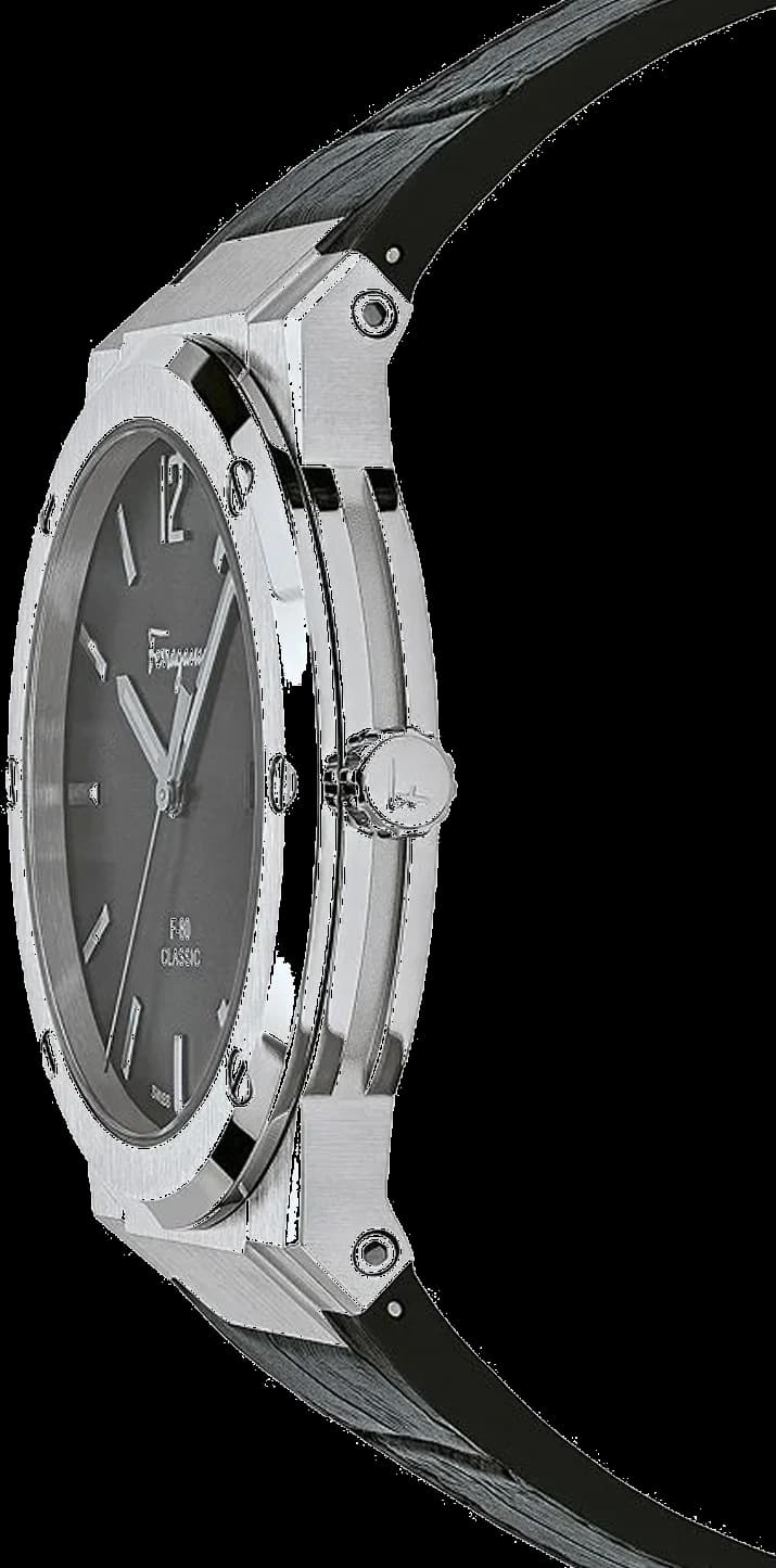 Le garde-temps Salvatore Ferragamo SFDT00219 vu de profil