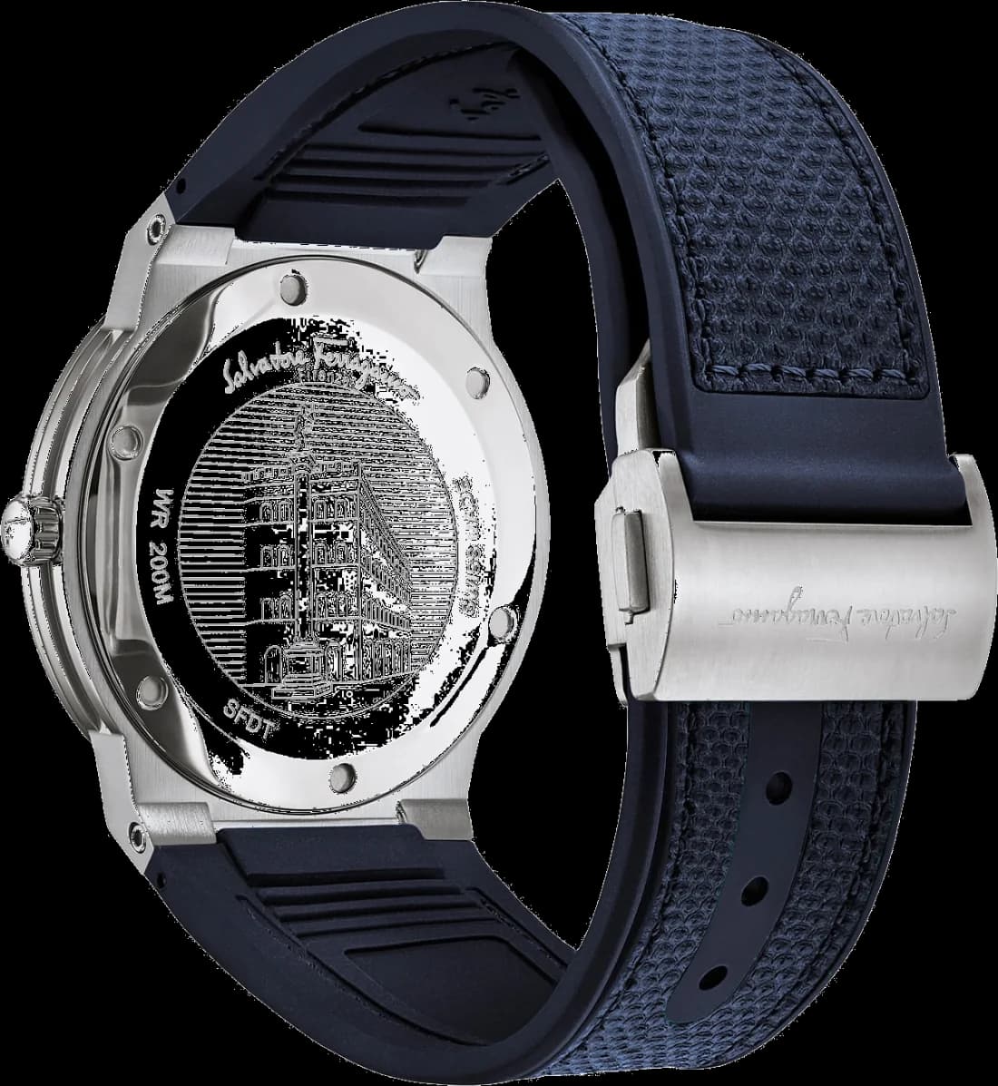 Montre Salvatore Ferragamo SFDT00719 homme vue de profil