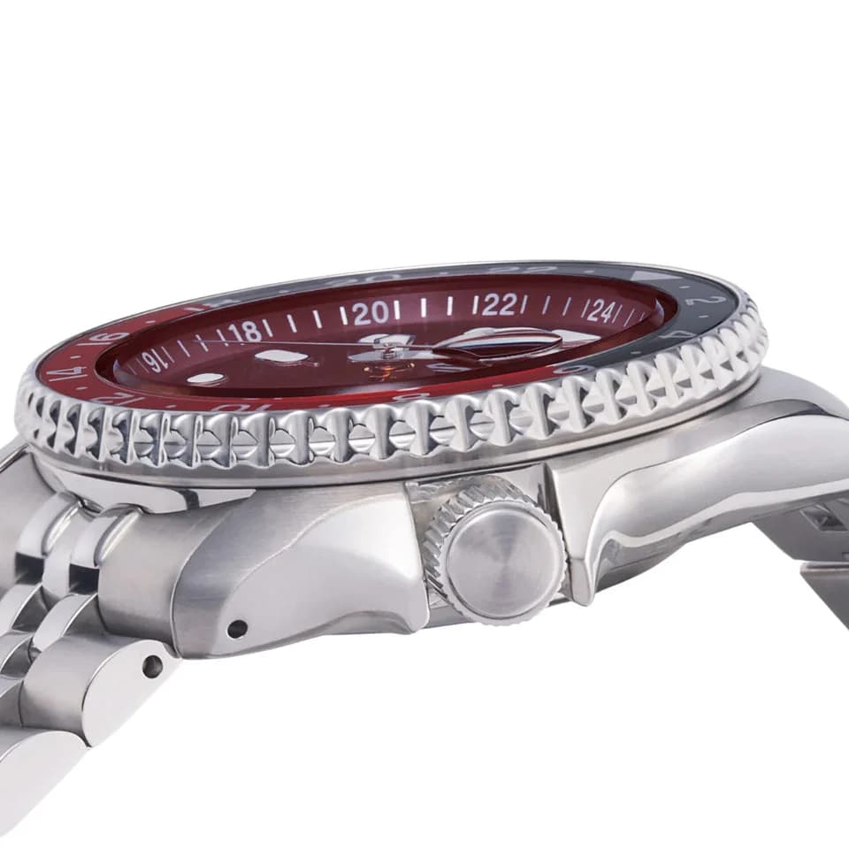Seiko SSK031K1 Montre Automatique GMT Édition Red – Import Direct vue 2