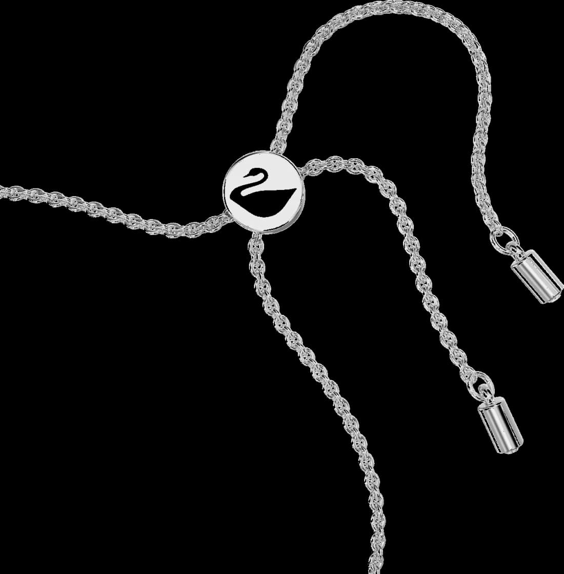 Bracelet Swarovski Angélique 5662141 pour Femme, Cristal Bleu Coupe Carrée sur Métal Rhodié Blanc vue 3